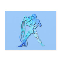 Aquarius Zodiac Postcard