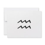 Aquarius - Zodiac Sign invitations