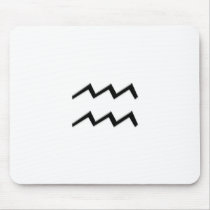 Aquarius - Zodiac Sign Mouse Pads