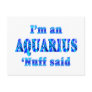Aquarius Zodiac Sign Postcards