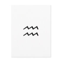 Aquarius - Zodiac Sign Postcards