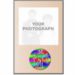 Aquarius Zodiac Star Sign Rainbow Photo Frame photo sculptures