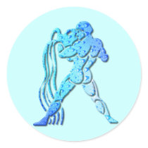 Aquarius Zodiac Sticker