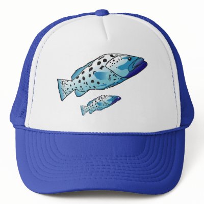 Aquatic Animals Collection Mesh Hats by AnimalArt
