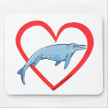 Aquatic dinosaur mousepad