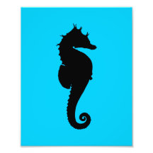 Aquatic Sea Horse Art Photo
