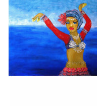 Aquatic Tribe Dancer t-shirts