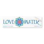 AquaZone 2012 Water Lotus Bumper Stickers