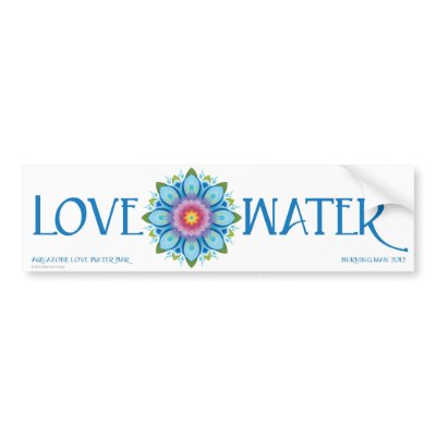 AquaZone 2012 Water Lotus Bumper Stickers by SMartLoftStudio