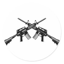 AR-15 ROUND STICKERS