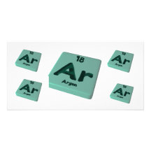 Ar Argon Custom Photo Card