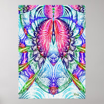 Ara Fine Art Print Original Design for Framing