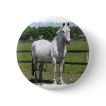 Arab Horse Round Button