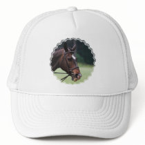 Arab Horse with White on Face Baseball Hat