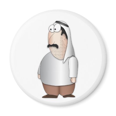Arab man MAGNET by chromobotia