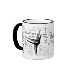 Arabesque Ballet Mug (customisable)