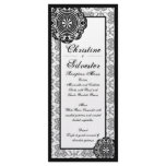 Arabesque Black Lace, menu and program rack cards