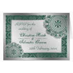 Arabesque Gold Lace, RSVP card