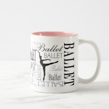 Arabesque Mug w/ Pink Accent (customisable)
