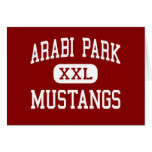 Arabi Park - Mustangs - Middle - Arabi Louisiana Greeting Card