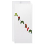 Arabia Chilli Peppers rack cards