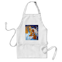 Arabian blues Apron aprons