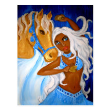 Arabian blues Postcard