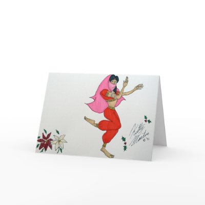 Arabian Dance Greeting Card by codfishlady