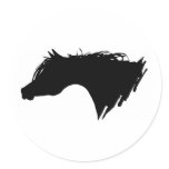 Arabian Horse Head stickers