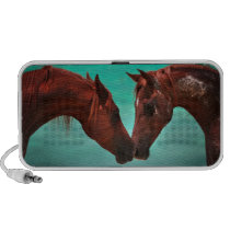Arabian Horse Love Doodle Speakers