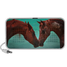Arabian Horse Love Doodle Speakers