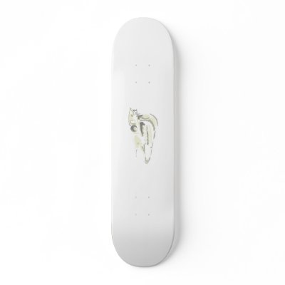 Arabian Horse Skull Skateboard by zoosteoscribbler
