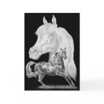 Arabian Horses Montage Drawing by Kelli Swan cards