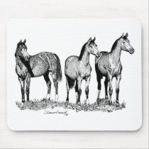 Arabian Horses Mouse Pad