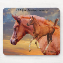 Arabian Horses Mousepad