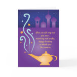 Arabian Nights 2 Magic Lamp  Thank You Card