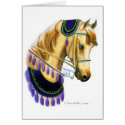 Arabian Show Horse in Costume Card