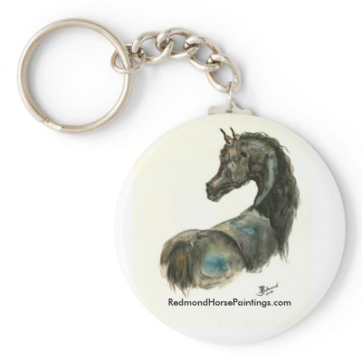 arabian watercolor keychain by bjredmond64