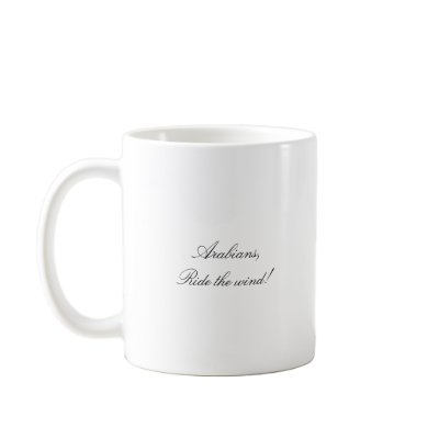 Arabians,Ride the wind! Coffee Mugs by Blunderosa