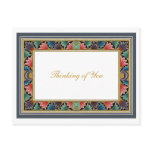 Arabic Floral Postcard