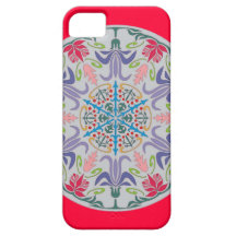 Arabic flower pattern cover iphone 5 Case-Mate iPhone 5 hoesjes