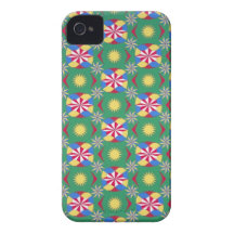 Arabic green pattern iphone 4 cover