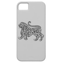 arabic lion calligraphy iPhone 5 cases