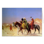 "Arabs Crossing The Desert", by Jean Leon Gerome Greeting Card