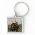 Arabs with a Falcon keychains