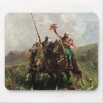Arabs with a Falcon Mousepads