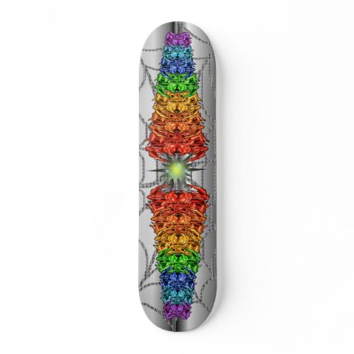 Arachnid Chanting Skate Board by Daorge_Productions