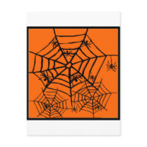 ARACHNOPHOBIA BLACK SPIDER AND WEB HALLOWEEN PRINT POSTCARDS