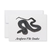 Arafura File Snake RSVP Cards