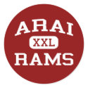 Arai - Rams - Middle School - Chicago Illinois stickers